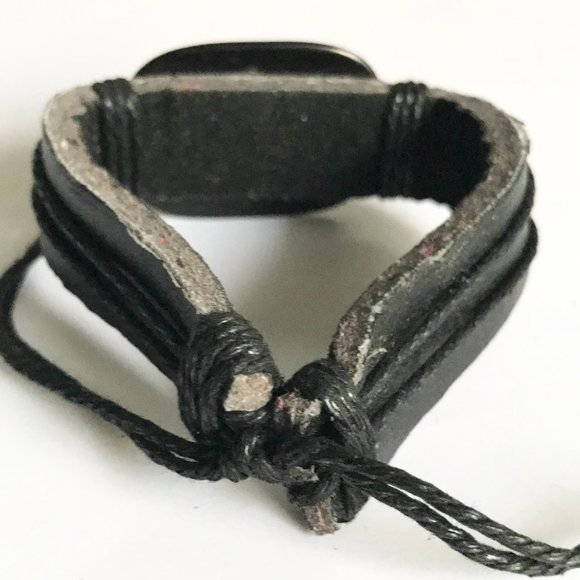 Jeremiah 29:11 Bible Verse Message Bracelet Mens Womens Black Leather Rope - Picture 9 of 11